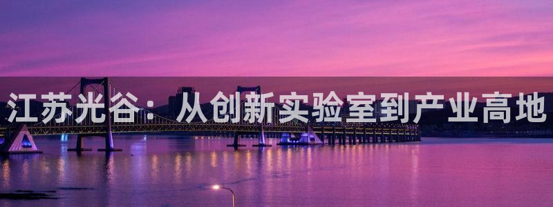 江苏光谷：从创新实验室到产业高地