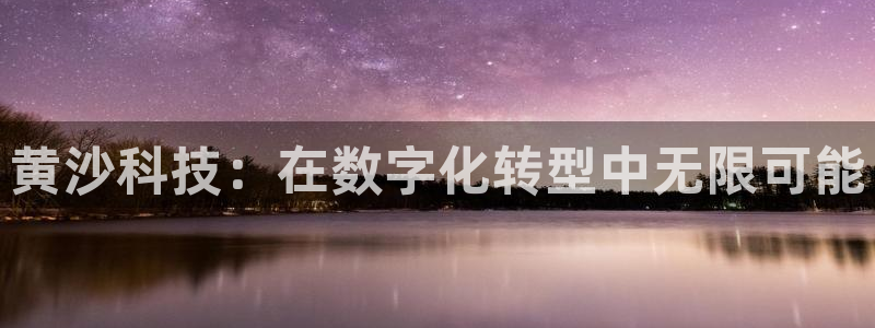 黄沙科技：在数字化转型中无限可能